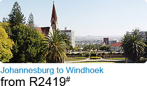 Johannesburg to Windhoek from R2419#